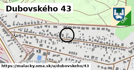 Dubovského 43, Malacky