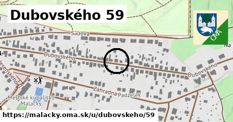 Dubovského 59, Malacky