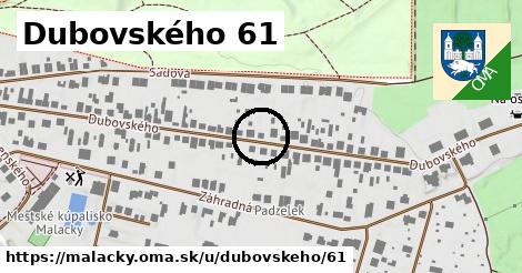 Dubovského 61, Malacky