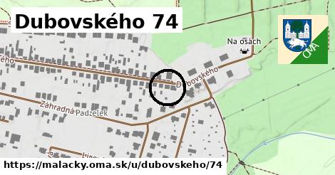 Dubovského 74, Malacky