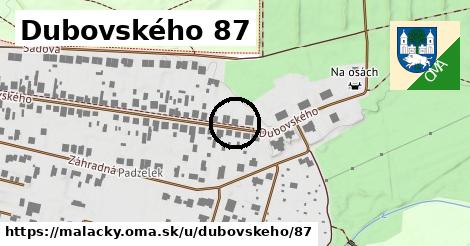 Dubovského 87, Malacky