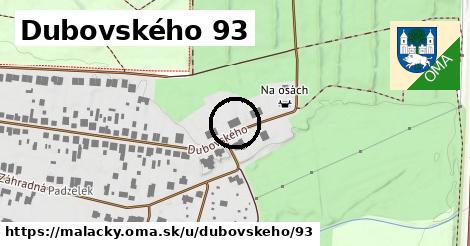 Dubovského 93, Malacky