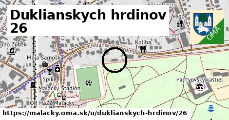 Duklianskych hrdinov 26, Malacky
