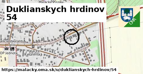 Duklianskych hrdinov 54, Malacky
