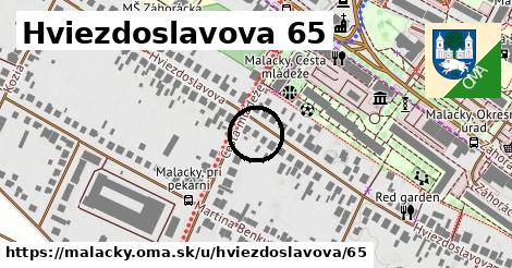 Hviezdoslavova 65, Malacky