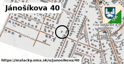Jánošíkova 40, Malacky
