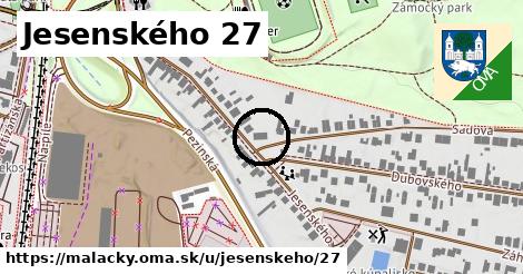 Jesenského 27, Malacky
