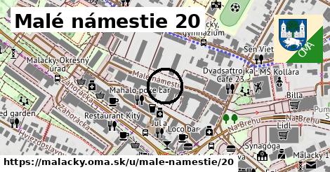 Malé námestie 20, Malacky