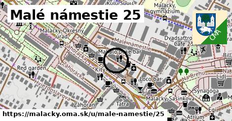 Malé námestie 25, Malacky