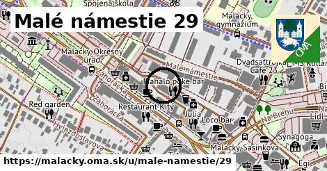 Malé námestie 29, Malacky