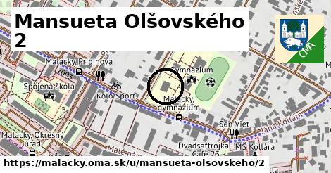 Mansueta Olšovského 2, Malacky