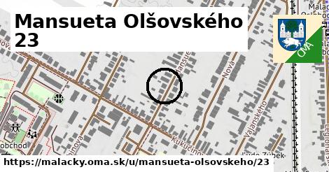 Mansueta Olšovského 23, Malacky