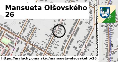 Mansueta Olšovského 26, Malacky