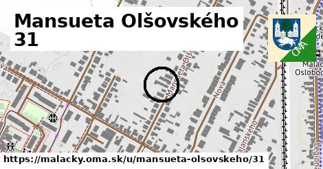 Mansueta Olšovského 31, Malacky