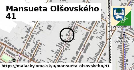 Mansueta Olšovského 41, Malacky