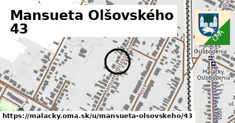 Mansueta Olšovského 43, Malacky