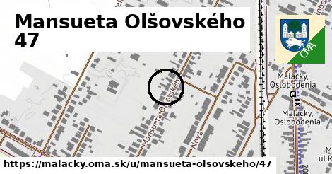 Mansueta Olšovského 47, Malacky