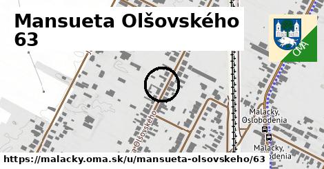 Mansueta Olšovského 63, Malacky