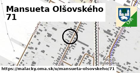 Mansueta Olšovského 71, Malacky