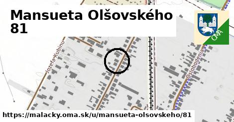 Mansueta Olšovského 81, Malacky