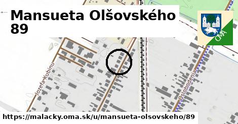 Mansueta Olšovského 89, Malacky