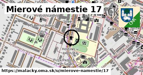 Mierové námestie 17, Malacky
