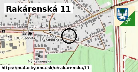 Rakárenská 11, Malacky