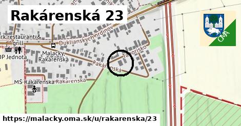 Rakárenská 23, Malacky