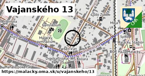 Vajanského 13, Malacky