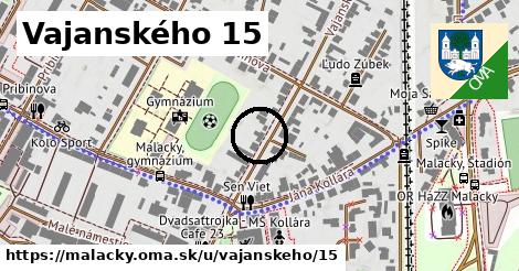 Vajanského 15, Malacky