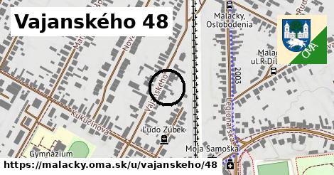 Vajanského 48, Malacky