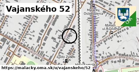 Vajanského 52, Malacky