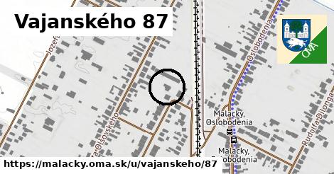 Vajanského 87, Malacky