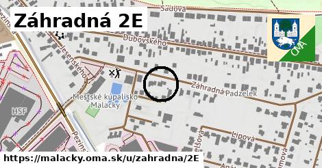 Záhradná 2E, Malacky