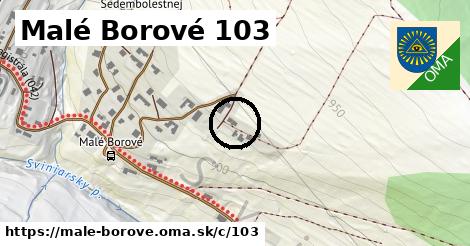 Malé Borové <span class="supisne">103</span>