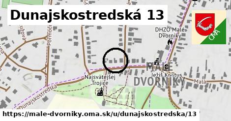 Dunajskostredská 13, Malé Dvorníky