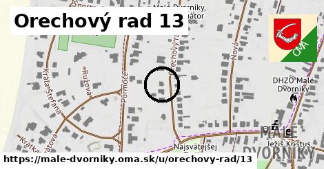 Orechový rad 13, Malé Dvorníky