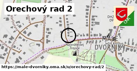 Orechový rad 2, Malé Dvorníky