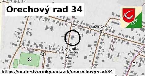 Orechový rad 34, Malé Dvorníky