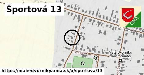 Športová 13, Malé Dvorníky
