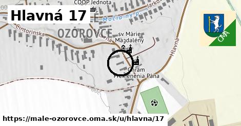 Hlavná 17, Malé Ozorovce