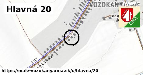 Hlavná 20, Malé Vozokany