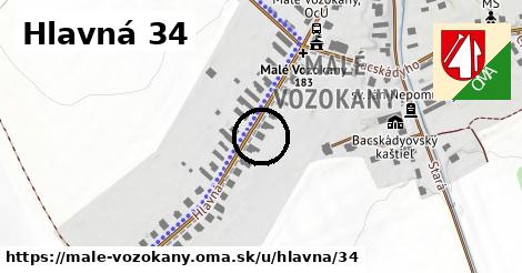 Hlavná 34, Malé Vozokany