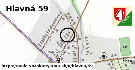 Hlavná 59, Malé Vozokany