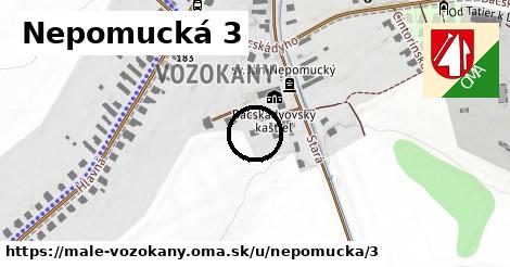 Nepomucká 3, Malé Vozokany