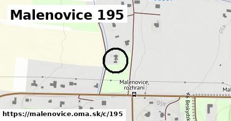 Malenovice <span class="supisne">195</span>