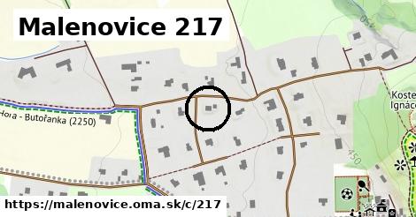 Malenovice <span class="supisne">217</span>