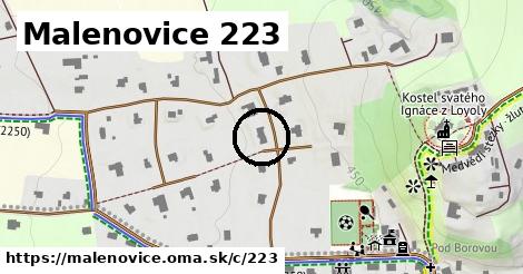 Malenovice <span class="supisne">223</span>