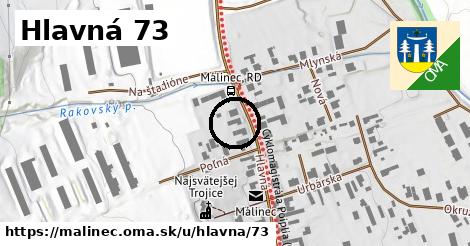 Hlavná 73, Málinec