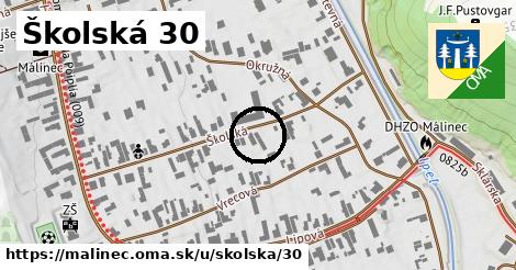 Školská 30, Málinec